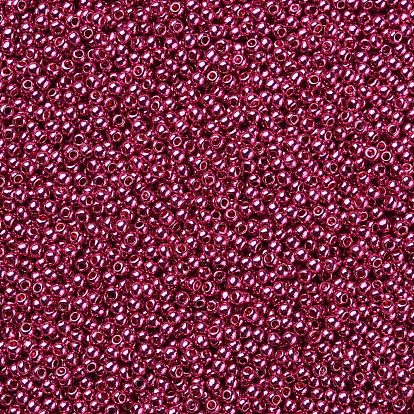 Grade A Round Glass Seed Beads, Dyed