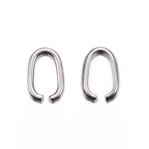304 Stainless Steel Quick Link Connectors, Linking Rings, Oval