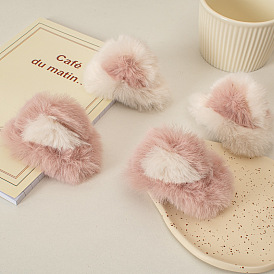 Cute Fluffy Cat Ear Hair Clip for Women Girls, Fairy Kawaii Headwear Accessories