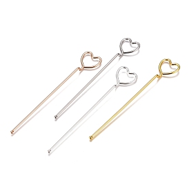 Iron Hair Stick Hair Pins, Hair Accessory, Heart