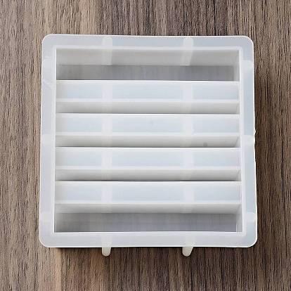 DIY Cup Mat Rack Silicone Molds, Resin Casting Molds, For UV Resin, Epoxy Resin Craft Making