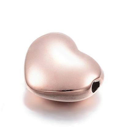 Revestimiento iónico (ip) 304 perlas de acero inoxidable, pulido manual, corazón