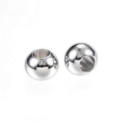 304 Stainless Steel Beads, Rondelle