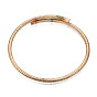 Ожерелье из железной круглой змеиной цепи, регулируемое эластичное ожерелье для мужчин и женщин