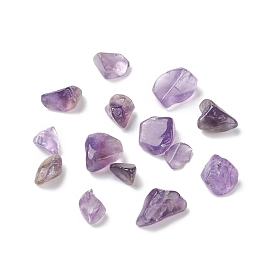 Natural Amethyst Beads, No Hole/Undrilled, Chip