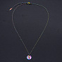 Ожерелье с подвеской в виде созвездия из титановой стали цвета радуги для женщин