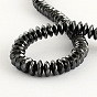 Grade A Non-magnetic Synthetic Hematite Beads Strands, Faceted, Rondelle