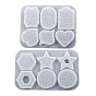 Silicone Pendant Molds, Resin Casting Molds, for UV Resin, Epoxy Resin Craft Making