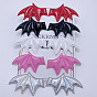 Imitation Leather Evil Wings Ornament Accessories, for DIY Hair Accessories, Halloween Theme Clothes, Left/Right