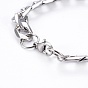 304 Stainless Steel Curb Chains Jewelry Sets, Necklaces & Bracelets