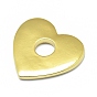 Laiton émail pendentifs, réel 18 k plaqué or, plaqué longue durée, cœur