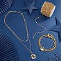 Brass Satellite Chains, Round Beaded Cable Chain, Soldered, with Spool, for Jewelry Making