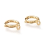Brass Spring Ring Clasps, Long-Lasting Plated