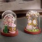Diy decoraciones de campanas en miniatura, para accesorios de casa de muñecas que simulan decoraciones de utilería