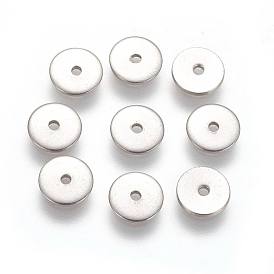 Ion Plating(IP) 304 Stainless Steel Spacer Beads, Disc
