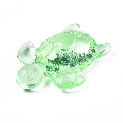 Transparent Acrylic Beads, No Hole/Undrilled, Marine Animal Series