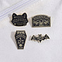 Divination Board Theme Enamel Pin, Alloy Badge for Backpack Clothes