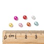 Perles rondes en plastique imitation perle abs, teint, 4 mm, sur 5000 PCs / sac