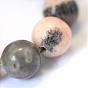 Natural Zebra Jasper Round Beads Strands