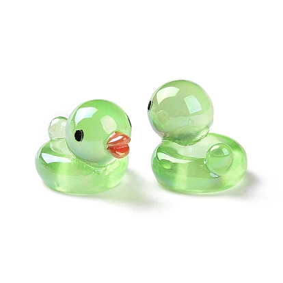 Luminous Transparent Resin Beads, Duck