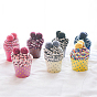 Calcetines de punto de terciopelo coral, calcetines con decoración de bolas y pompones, calcetines térmicos cálidos de invierno