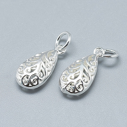 925 pendentifs en argent sterling, avec anneau de saut, goutte 