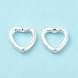 Long-Lasting Plated Alloy Bead Frame, Cadmium Free & Nickel Free & Lead Free, Heart