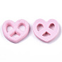 Resin Decoden Cabochons, Imitation Food Biscuits, Heart