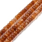 Natural Fire Crackle Agate Beads Strands, Rondelle