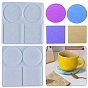 Mandala Pattern Coaster Silicone Molds, Resin Casting Molds, For DIY UV Resin, Epoxy Resin Craft Making, Round & Square