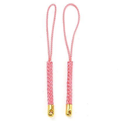 Sangles mobiles en corde polyester, avec accessoires en fer plaqués or 