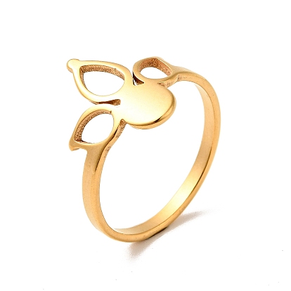 201 Stainless Steel Crown Finger Ring for Women