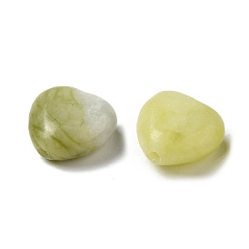Jade xinyi naturel / perles de jade du sud chinois, cœur