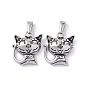304 Stainless Steel Pendants, Cat Charms