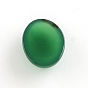 Natural Green Agate Gemstone Cabochons, Oval