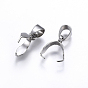 201 Stainless Steel Pendant Pinch Bails