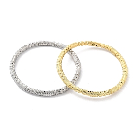 304 Stainless Steel Grooved Hinged Bangles