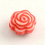 Craft Style Acrylic Beads, Flower, 7.5x5mm, Hole: 2mm, about 2800pcs/500g