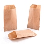 Экологически чистые пакеты из крафт-бумаги, без ручек, сумки для хранения, прямоугольные
