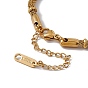316 Stainless Steel Round Mesh Chain Bracelet for Men Women