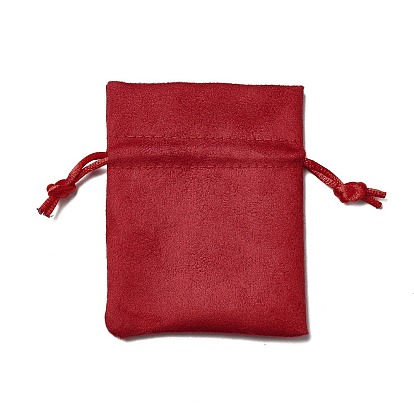 Velvet Cloth Drawstring Bags, Jewelry Bags, Christmas Party Wedding Candy Gift Bags, Rectangle