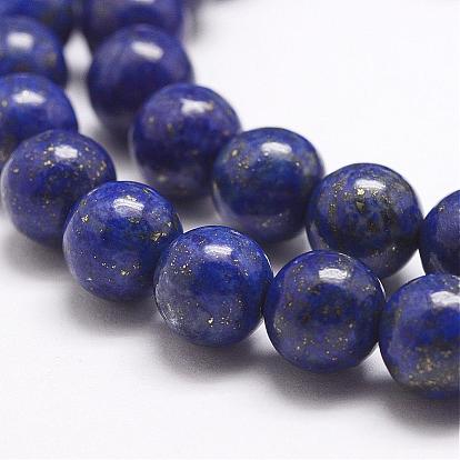 Natural Lapis Lazuli Bead Strands, Round