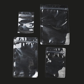 Food grade Transparent PET Plastic Zip Lock Bags, Resealable Bags, Rectangle