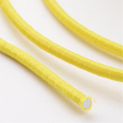 Elastic Cord, with Nylon Outside and Rubber Inside, Round