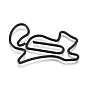 Squirrel Shape Iron Paperclips, Cute Paper Clips, Funny Bookmark Marking Clips
