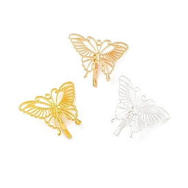 Alloy Hair Findings, Pony Hook, Ponytail Decoration Accessories, Butterfly