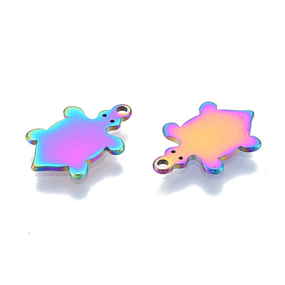 201 Stainless Steel Charms, Turtle