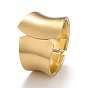 Alloy Chunky Twist Wide Cuff Bangle, Hinged Open Bangle for Women