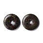 Colgantes de piedras preciosas naturales, donut / pi disc