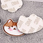 Animal Computerized Embroidery Cloth Self Adhesive Patches, Costume Accessories, Appliques, Rabbit/Bear/Cat